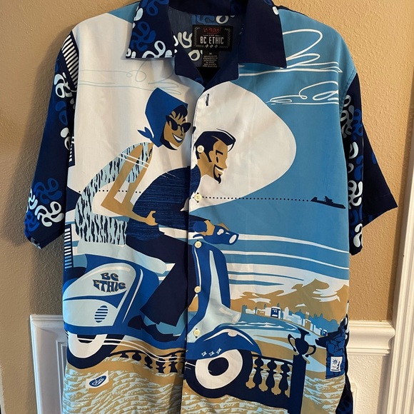 Other - La Rocka BC Ethic Vespa vintage cargo shirt